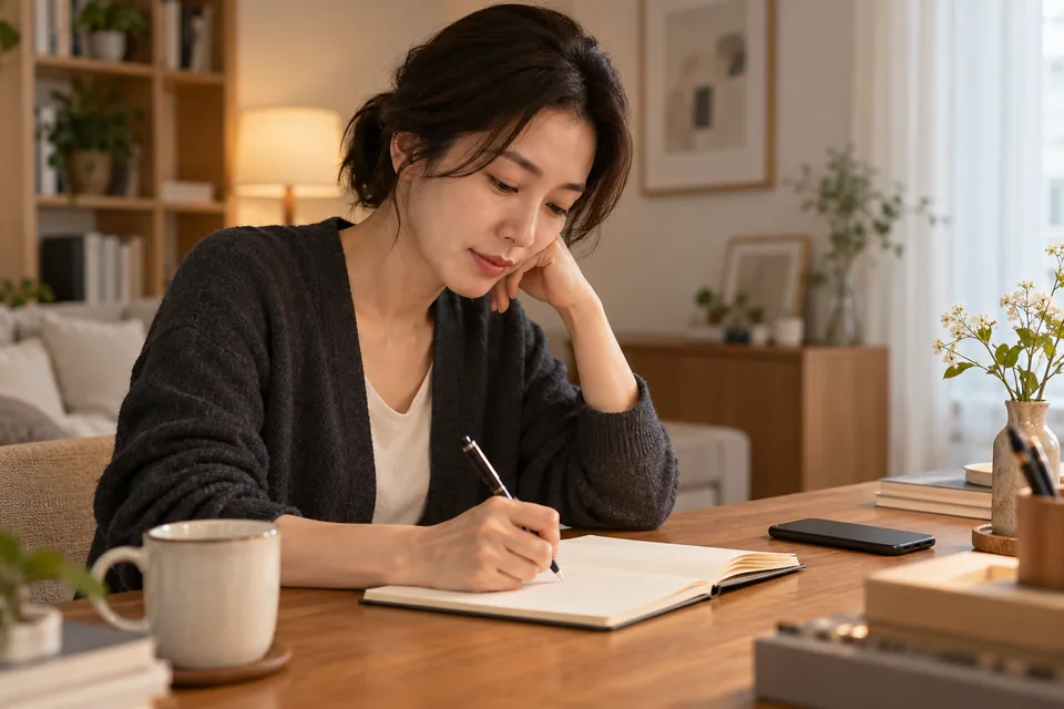 서울흥신소·서울탐정사무소, 상담에서 확인할 질문을 메모하는 모습